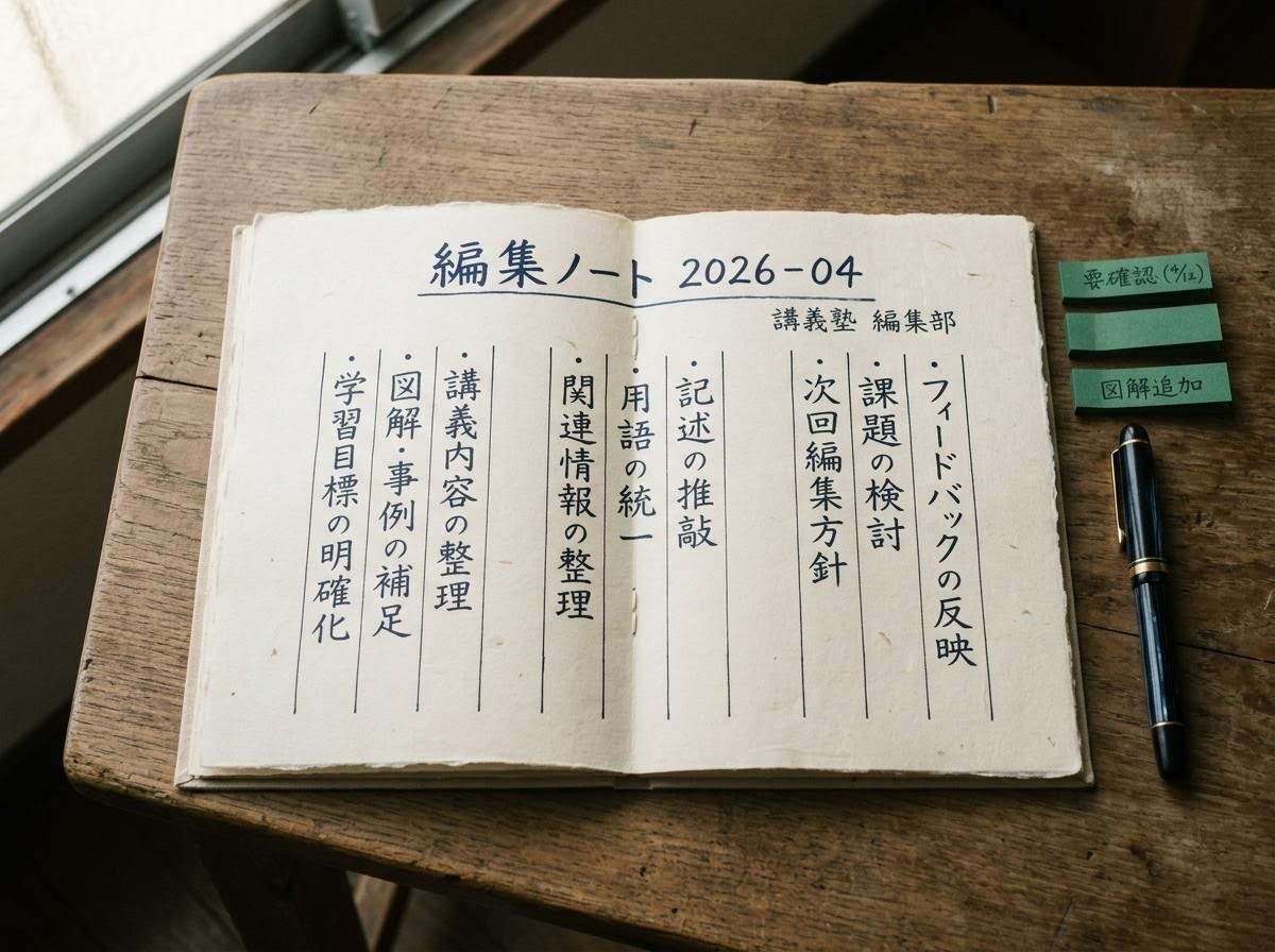 講義塾 編集ノート